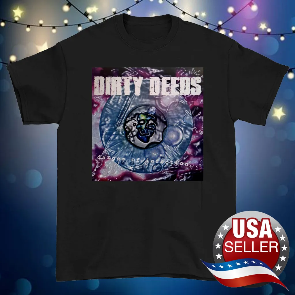 

Черная футболка унисекс Dirty Deeds Danger Of Infection Все размеры 2F181