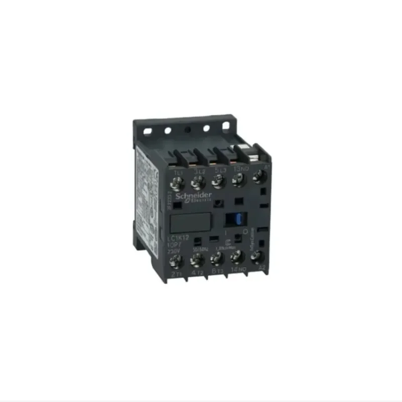 LC1K1210P7 Contactor, TeSys K, 3P, AC-3/AC-3e,440V 12A, aux. 1NO, 230V AC coil, screw clamp terminals