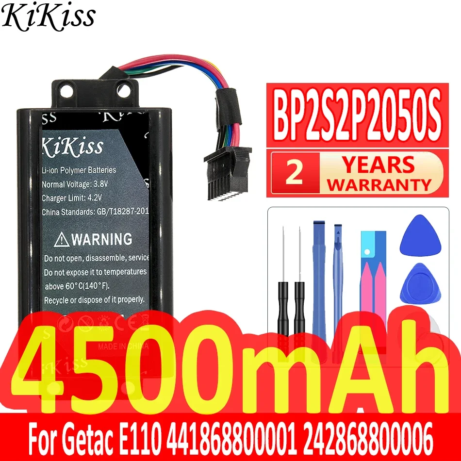 

4500mAh KiKiss Powerful Battery BP2S2P2050S For Getac 441868800001 242868800006 E110 Bateria