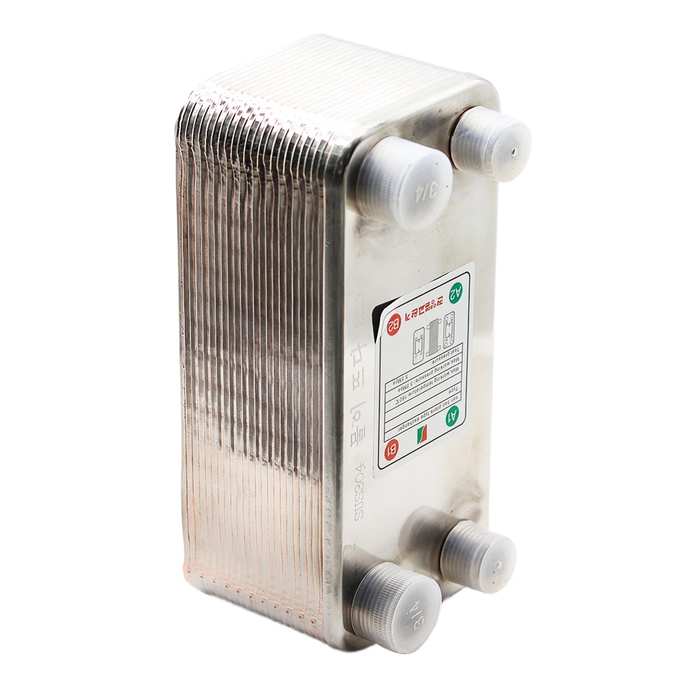 24 Plate heat exchanger, superheated radiator, instant floor heating heat exchanger, stainless steel