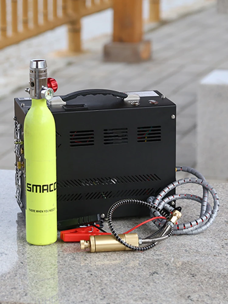 4500psi 300Bar 220V PCP Luchtcompressor 300barPneumatische geweren Hoge druk 12V Op een voertuig gemonteerde pomp 30MPA Duiken Schieten - afbeelding 2