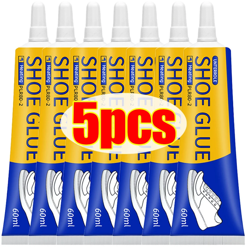 60/300 ml superstarker Schuhreparaturkleber, universeller wasserdichter Schuhkleber für Turnschuhe, Stiefel, Leder, schnelle Schuhreparaturkleber