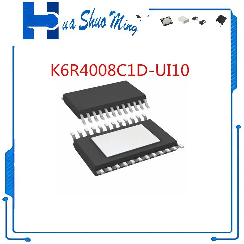 

4PCS/LOT K6R4008C1D-UI10 TSSOP44