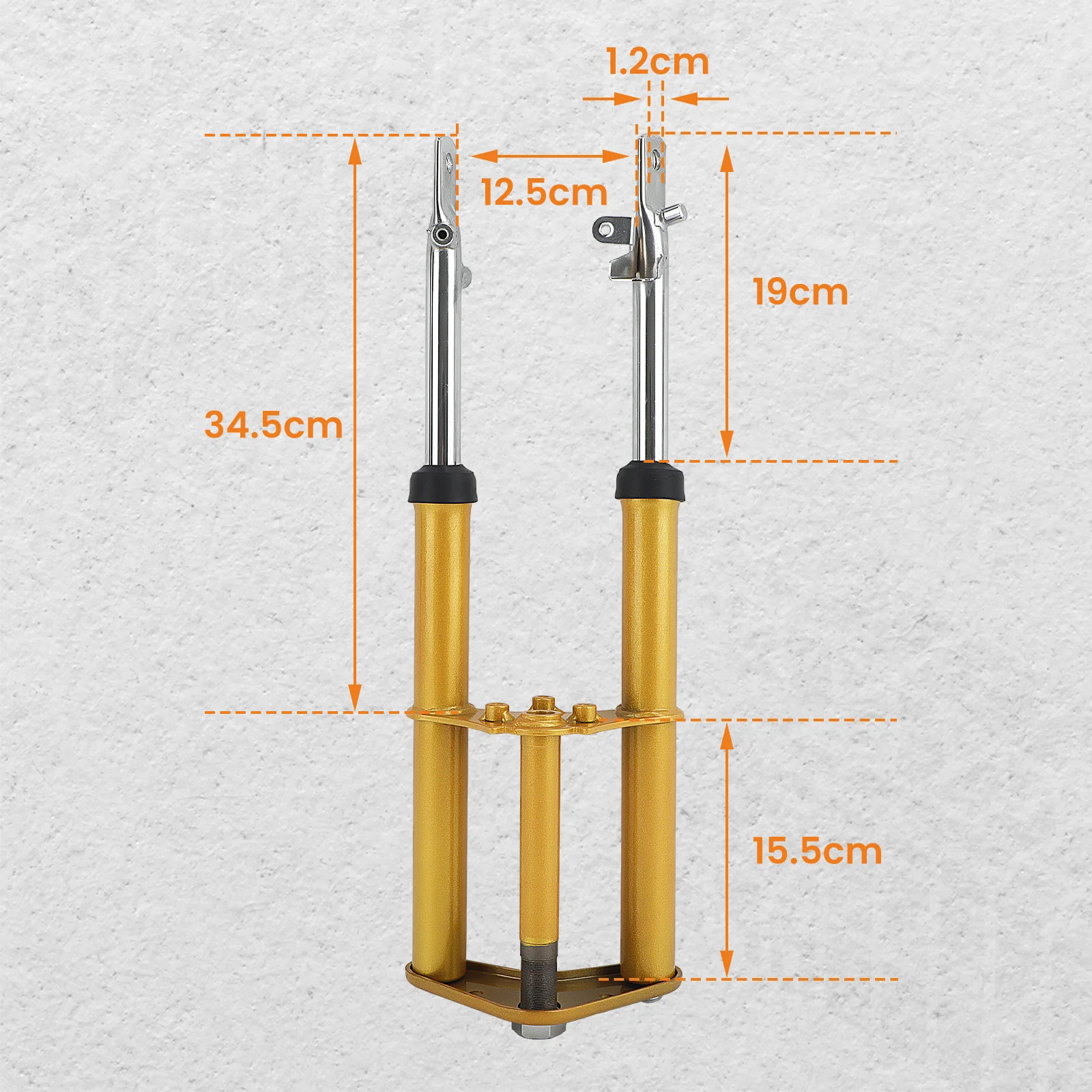 

Motorcycle Front Forks Shock Suspension Assembly for Honda 50 XR50 CRF50 04-14 70cc 90cc