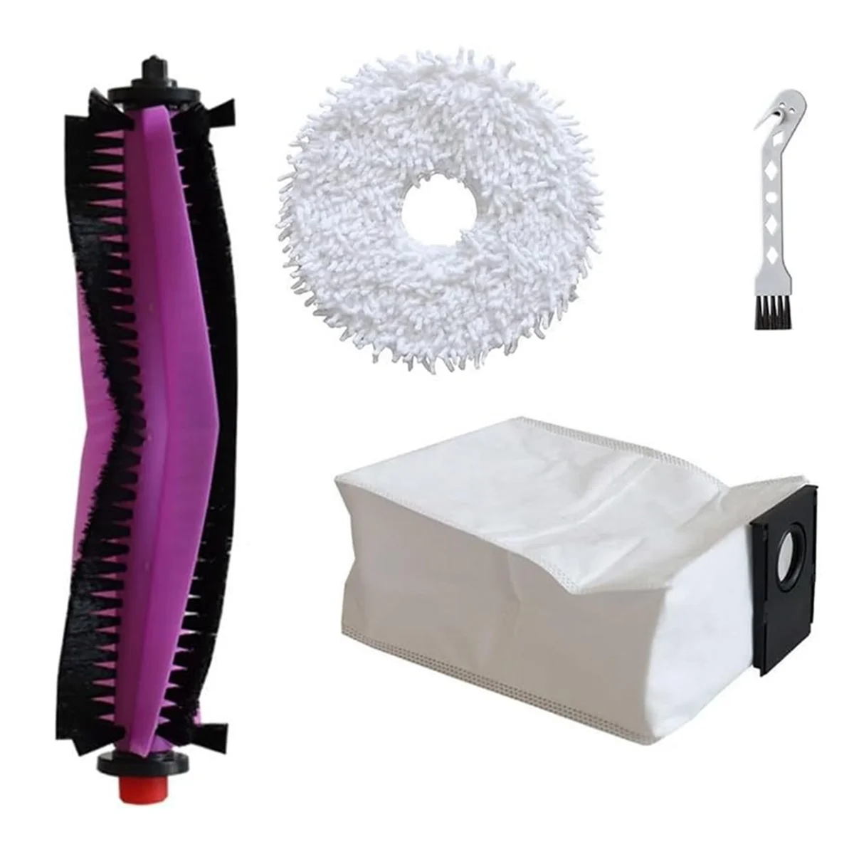 BFYLE Ersatzteile für Eureka J15 Pro für Ultra Hauptseitenbürste Filter Mopp Tuch Staubbeutel Kit