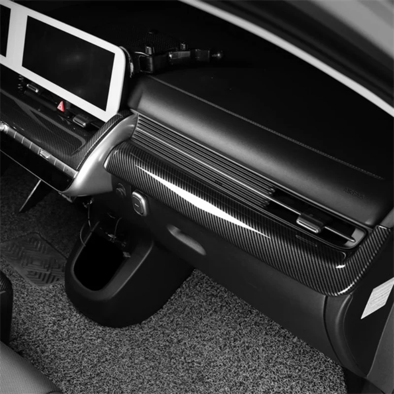 3Pcs Dashboard Frame Cover Air Outlet Trim Stripe For Hyundai IONIQ 5/IONIQ 5 N 2022-2024 LHD Car Instrument Panel Accessories