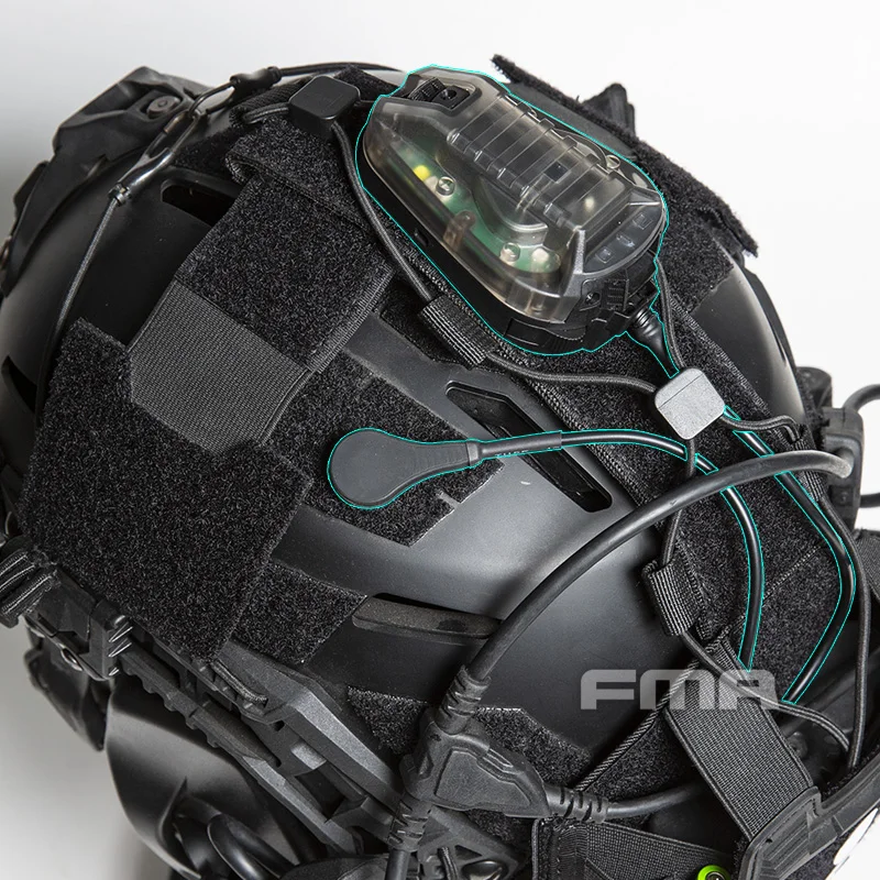 

FMA Hunting Camping Outdoor PIM HEL-STAR6 Helmet Identification Light Vibration Induction Survival Light