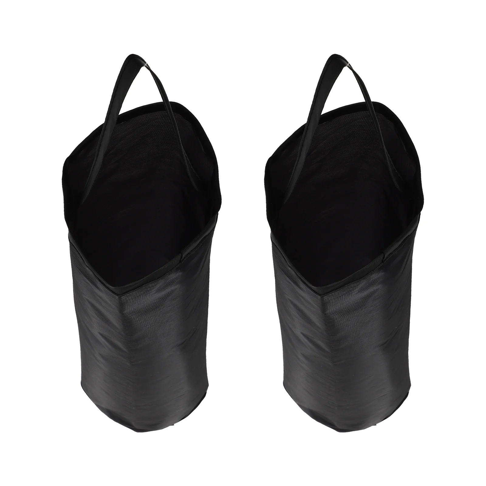 

2pcs Plastic Bag Storage Organizer Premium Fabric Hanging Dispenser For Kitchen Trash Bags Reusable Garbage Holder Vegetable