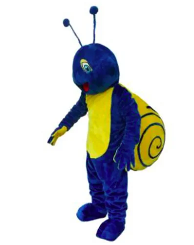 

New Adult Halloween Christmas Blue Snails Mascotte Fancy Dress Cartoon Mascot Costume Plush Fancy Dress Mascot Costume