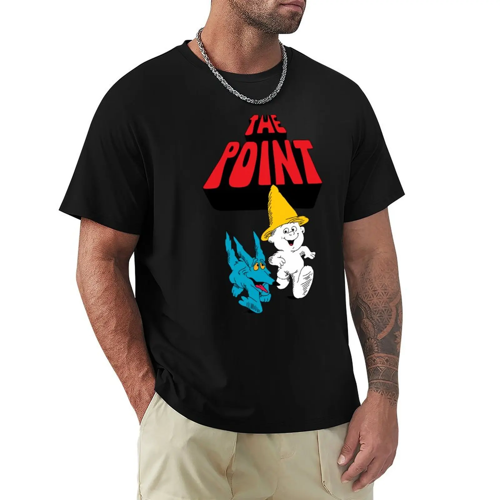 The Point! 1971 Animated Film T-Shirt Festival Party Tee Top