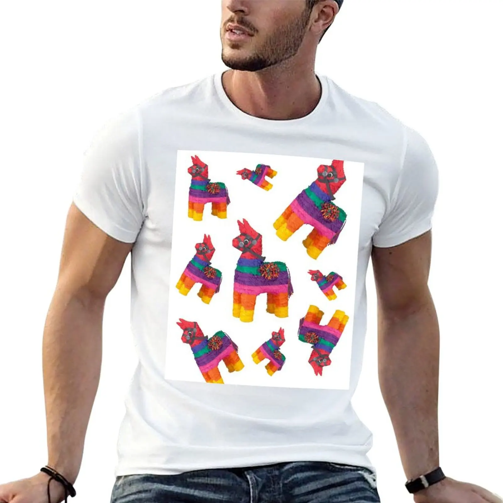 Camiseta Dillon Francis Gerald Pinata, camisetas com estampas, camiseta masculina, camisetas gráficas para homem, camiseta slim fit