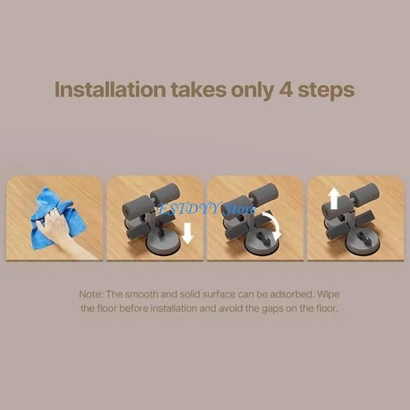 G6DE Floor Sit up Bar Muscle Training Tool Portable Sit up Bar Assistance Tool