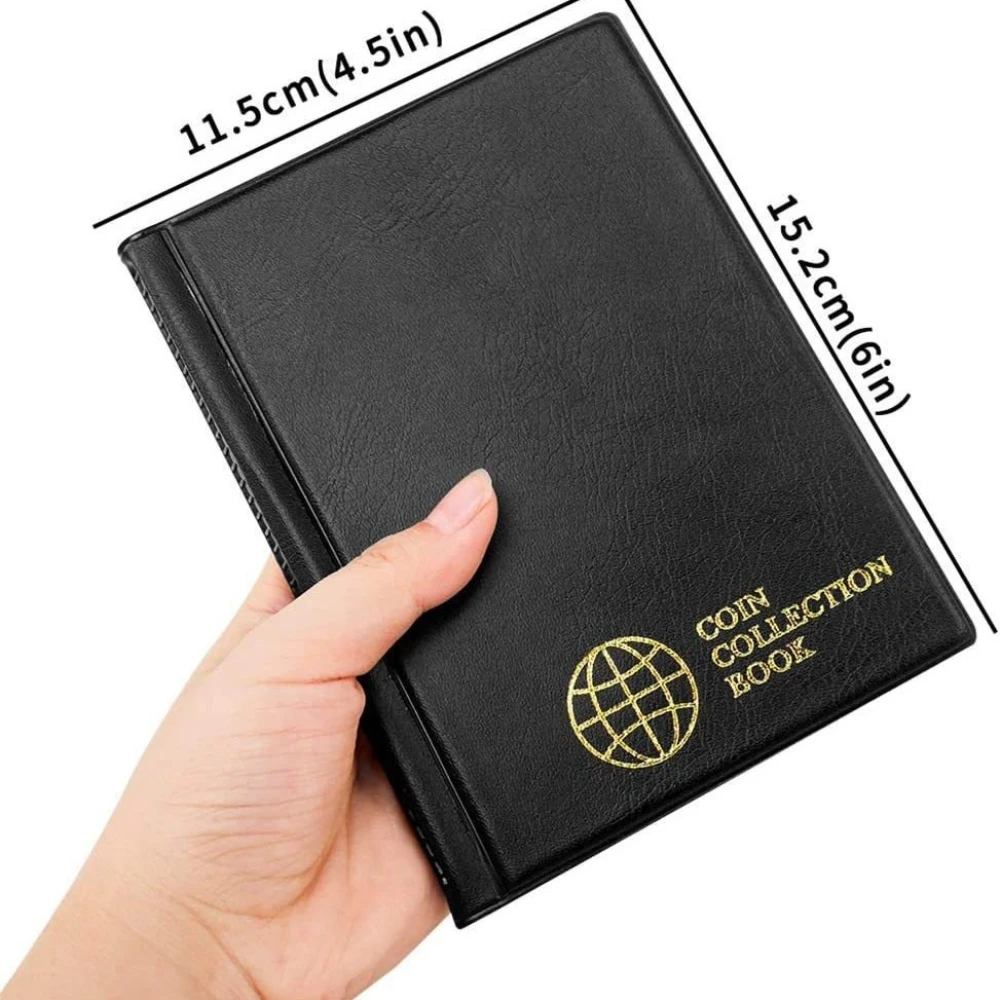 

60 Pocket Coin Album Collecting Storage Sets Storage Supplies for Coin Collectors Coin Collecting Bookshelf Display Organiser