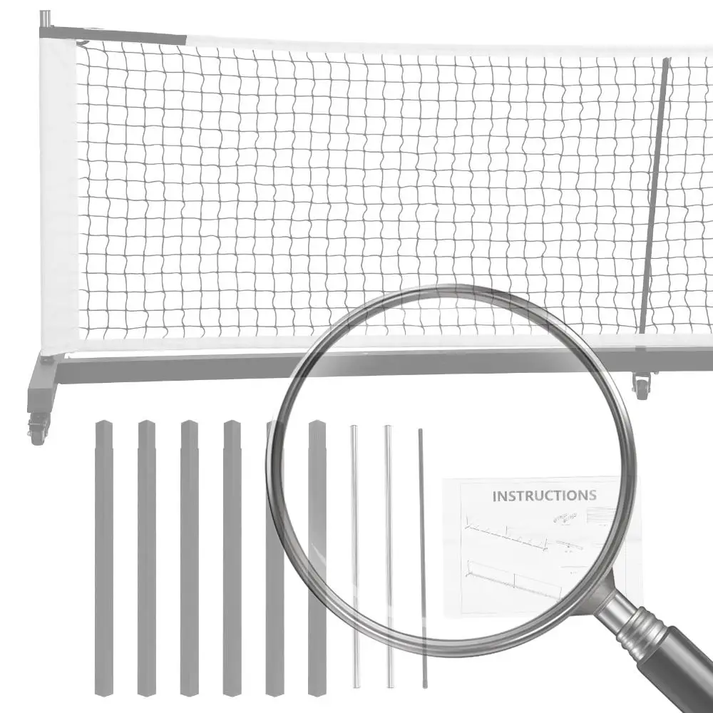 

Heavy Duty Pickleball Net Lightweight Outdoor Pickleball Paddle Net Portable Folding Pickleball Net Training Practice Equipment
