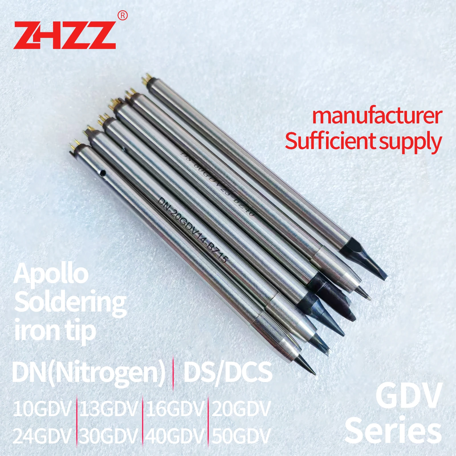 

Сменное сварочное жало Apollo DN-10GDV07-BZ10 DN-13GDV08-BZ15 DN-30GDV17-EZ30 DN-24GDV14-BZ15 Жала для паяльника