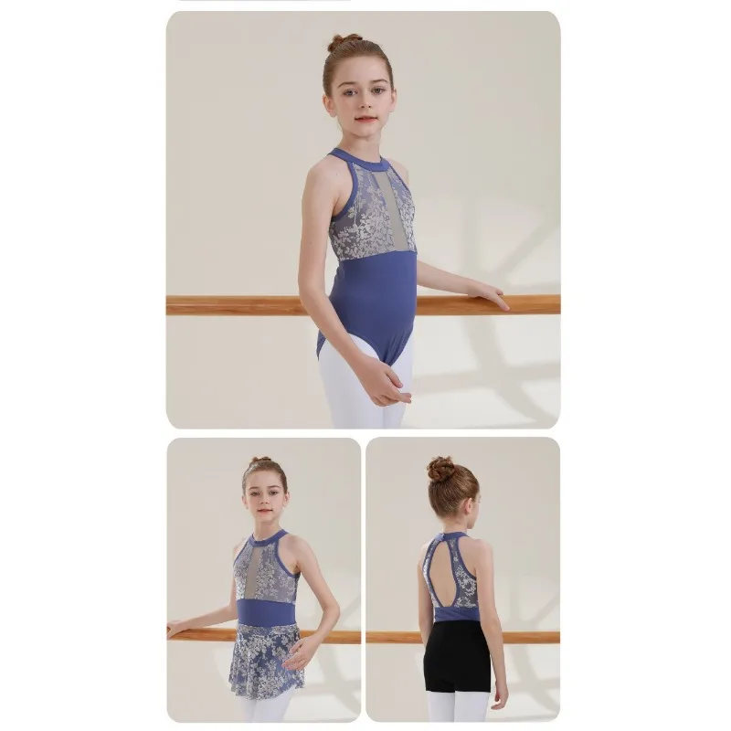 Kinder tanzen Ballett Kleid Trikot Tutu Set ärmellose Riemen Tops Röcke Kleinkind Kind Kleinkind Ballerina Strumpfhose Dance wear 2pc