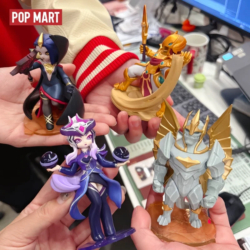 Brandneue Original Popmart League Of Legends Mid Road Showdown Serie Überraschungs-Blindbox Trendige Spielzeug-Figur Blindbox Geschenke
