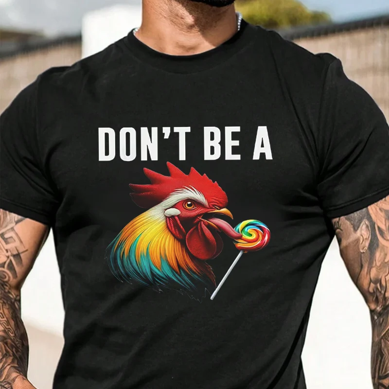 

Don'T Be A Fool Design Men's Fashion T-shirt Casual Trendy Tshirts For Summer Comfortable Short Sleeve Tops