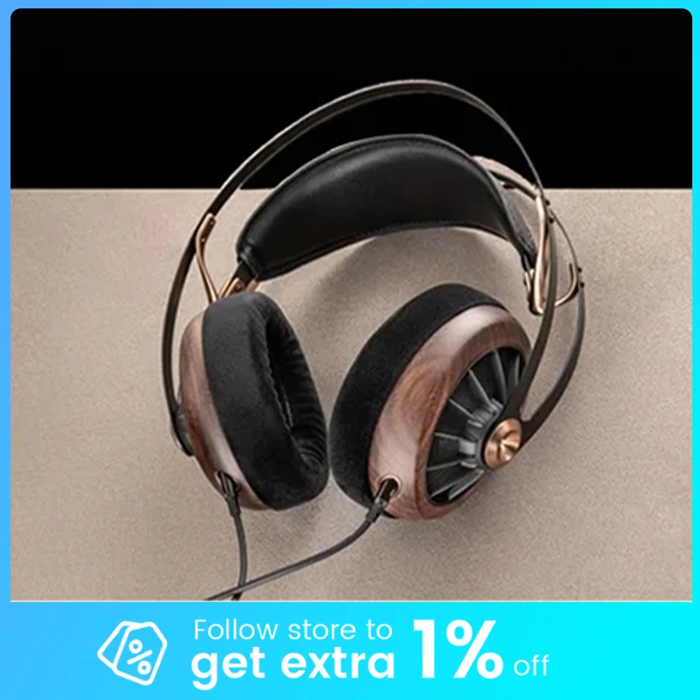 MEZE Audio 109Pro Headphone Open Moving Coil Wired HIFI Sound Stereo Headphone 50mm Moving Diaphragm Aluminium Shell Customize
