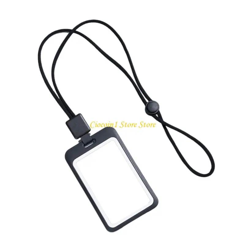 A3PC Identity Card Badge Holder Card Case with Retractable Badge Reel for Office