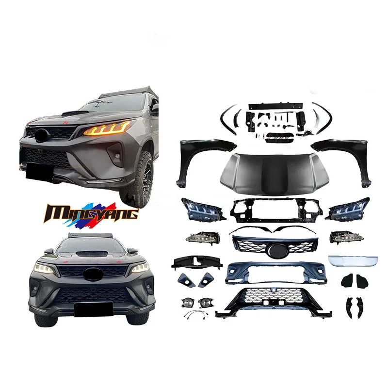 

Modification Mingyang Tuning 2008-2015 Fortuner Upgrade to 2020 Legender Facelift Body Kit Fot Fortuner GR Sport Body Kit