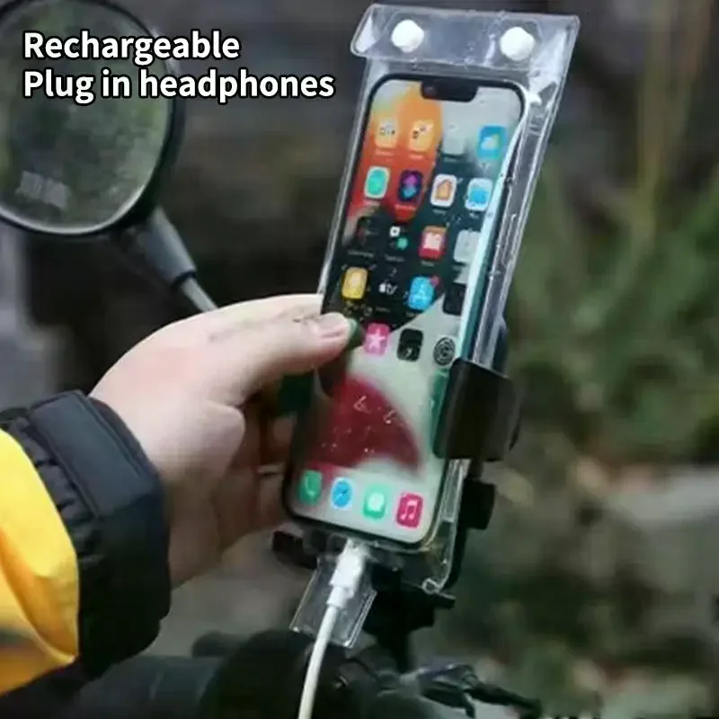 2/5/10 Pcs Transparent Waterproof Phone Pouch, Underwater Swimming Cellphone Protector Bag