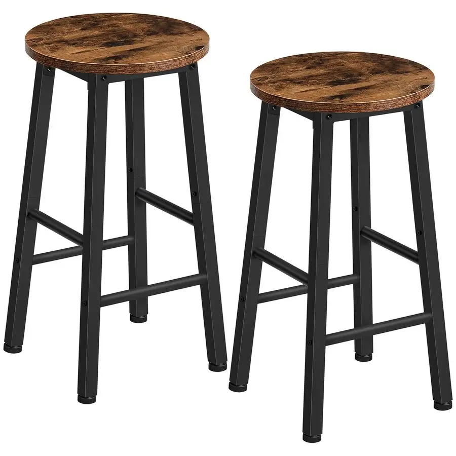 

Bar Stools, Barstools Set of 2,Counter Height Barstools, 24.8 Bar Stools for Kitchen Island, Industrial Bar Chairs, for Dining R