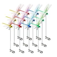 12pcs Simulation Dragonfly Clip Bug Deterrents Realistic Dragonfly Hat Clip Bug Repellent Dragonfly Home Garden Decor