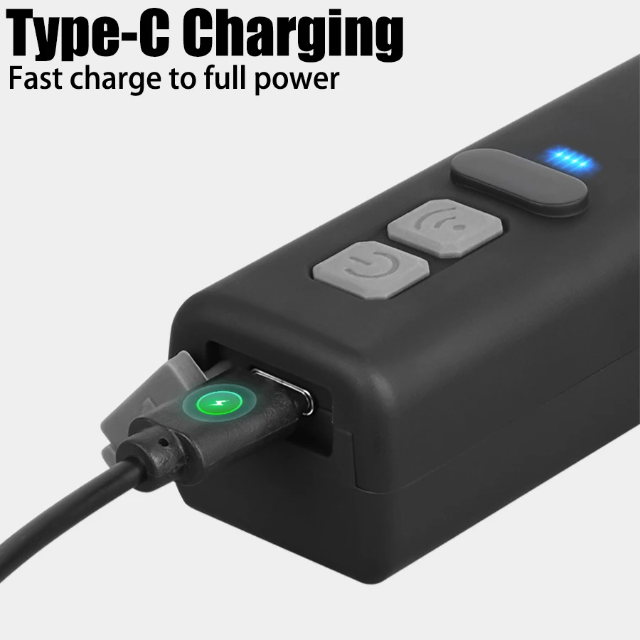 C5 Torcia leggera con archetto da collo per sport all'aria aperta Mini lampada frontale a LED portatile con sensore ultraluminoso ricaricabile tramite USB