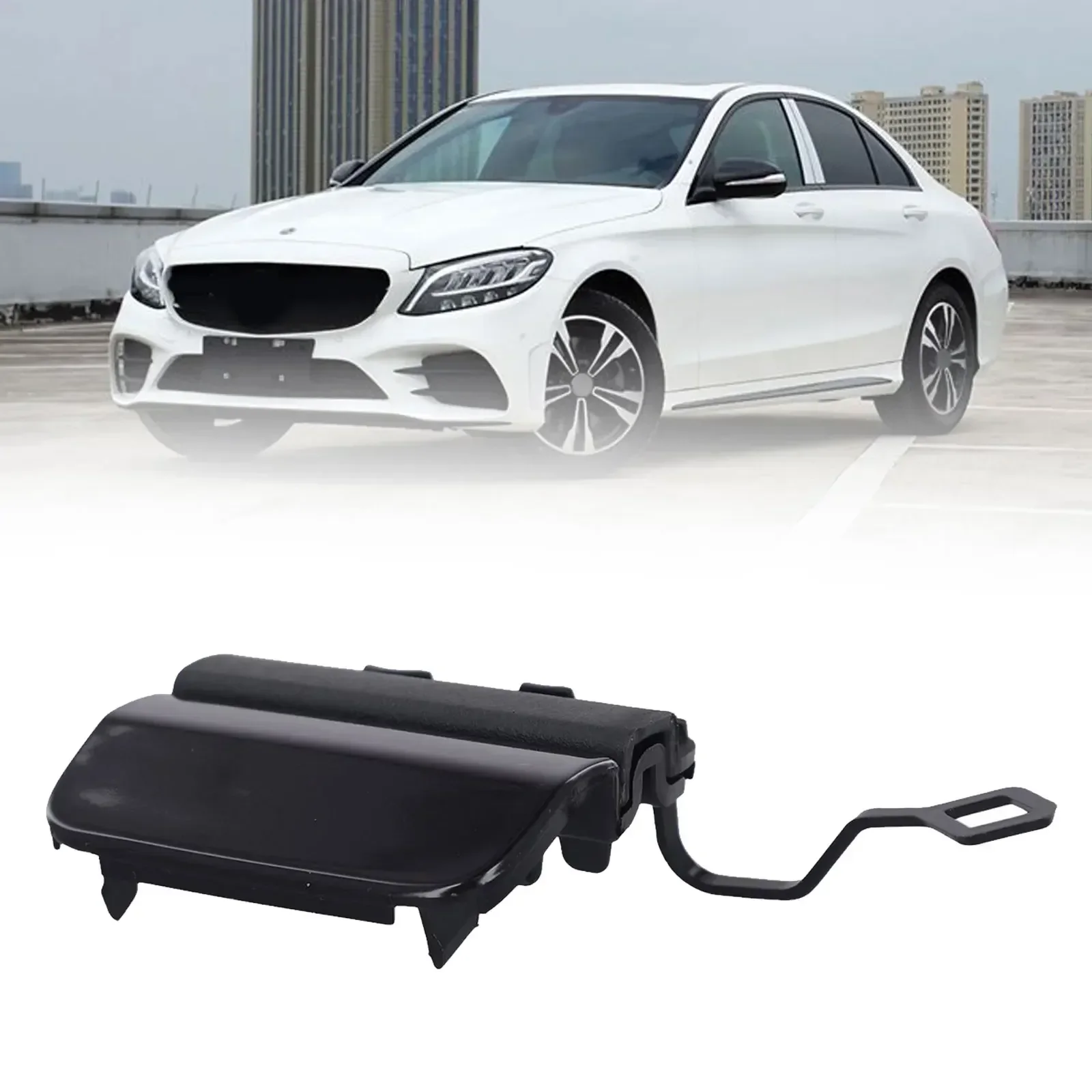 Mercedes C-Klasse Afdekkappen Sleepoog achter voorraad Mercedes C-Klasse Afdekkappen Sleepoog achter voorraad