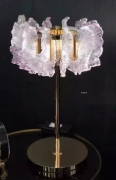 French light luxury crystal living room chandelier bedroom dining room ceiling lamp high-end custom flower bloom rich villa