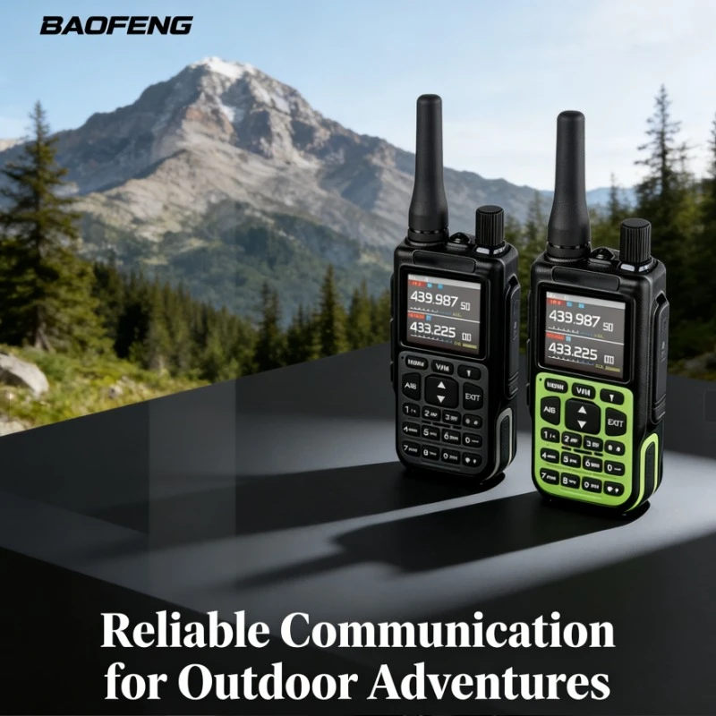 Baofeng Mini-5i Ultra Compact Two-Way Radio Long Range with OneKey Pairing Bluetooth Programming Commercial Business Walkie Part