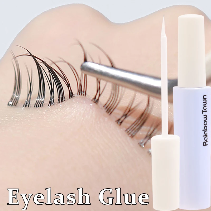 1pcs Eyelash Glue Waterproof Quick Dry Lasting False Lash Glue No Irritation Invisible Clear Adhesive Fake Eyelashes Makeup Tool