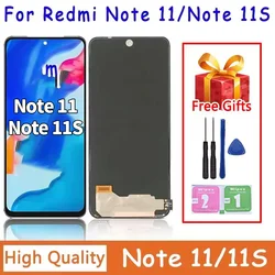 Test For Xiaomi Redmi Note 11 Display Note11 2201117TG Screen Touch Glass Digitizer For Redmi Note 11S LCD With Frame