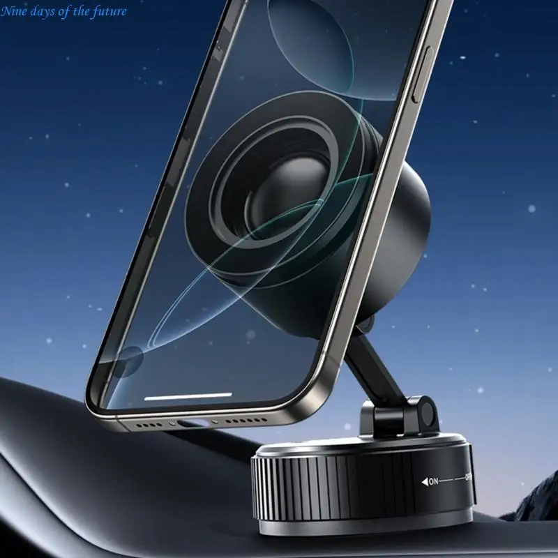 

Car Phone Holder with Speaker for Phone 16 15 Mount Holder Rotating E65A