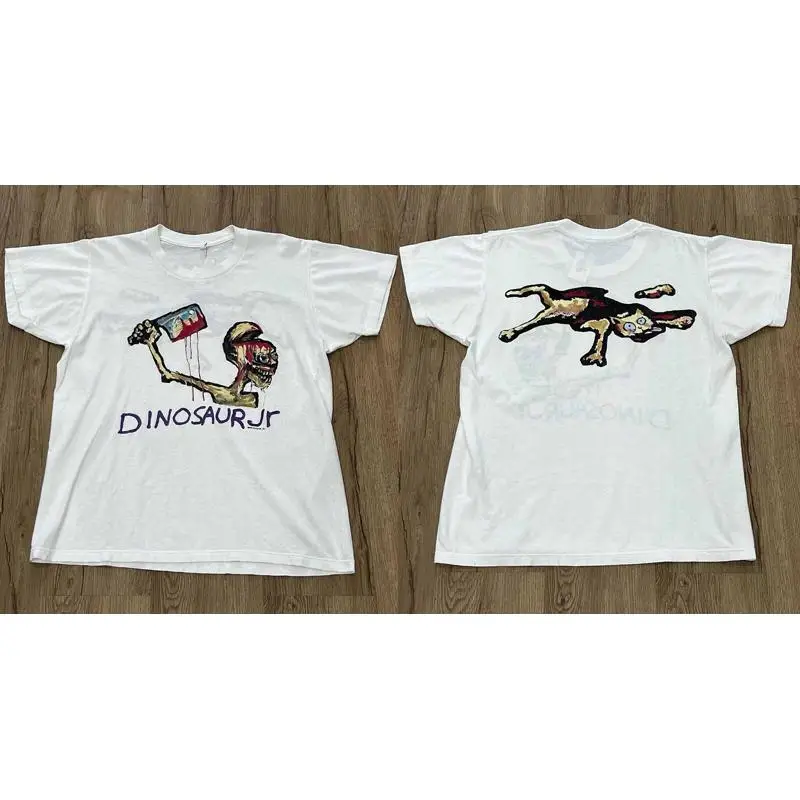 

2 Sides Dinosaur Jr Band Start Choppin T Shirt White S 5Xl 1P0021