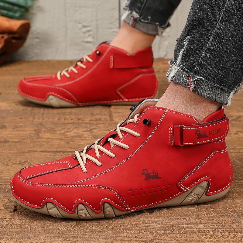 Mens Shoes Original Sneakers Shoes Men's High Top Ankle Boots Breathable and Comfortable Soft Sole Luxury Fashion Men's Shoes - Image 4