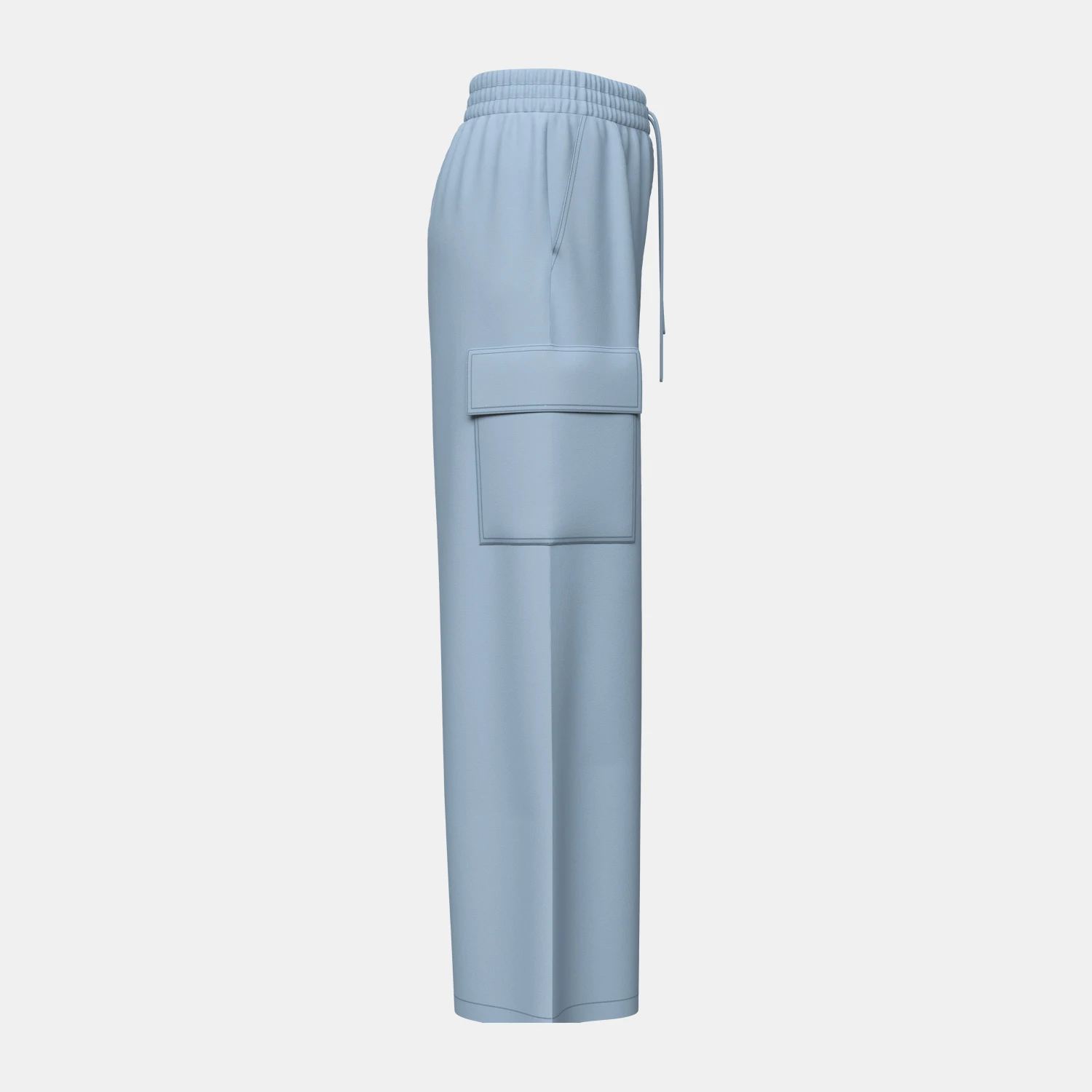 Mia Muse-Pantalon de survêtement taille haute pour femme avec poches, pantalon cargo en denim, pantalon sportif coréen, pleine longueur, automne et hiver