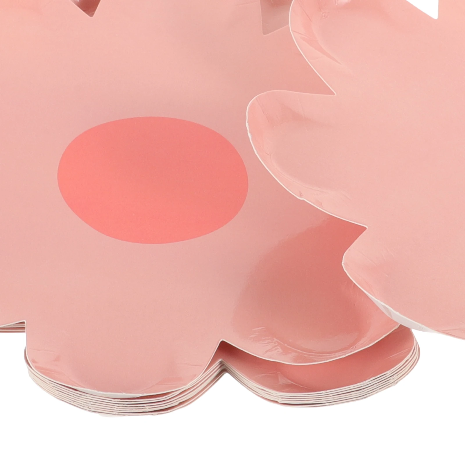 

10 Pcs Disposable Flower Plates Party Dinnerware Cake Plates Lightweight Safe Paper Material Hygienic Reliable Food Serving