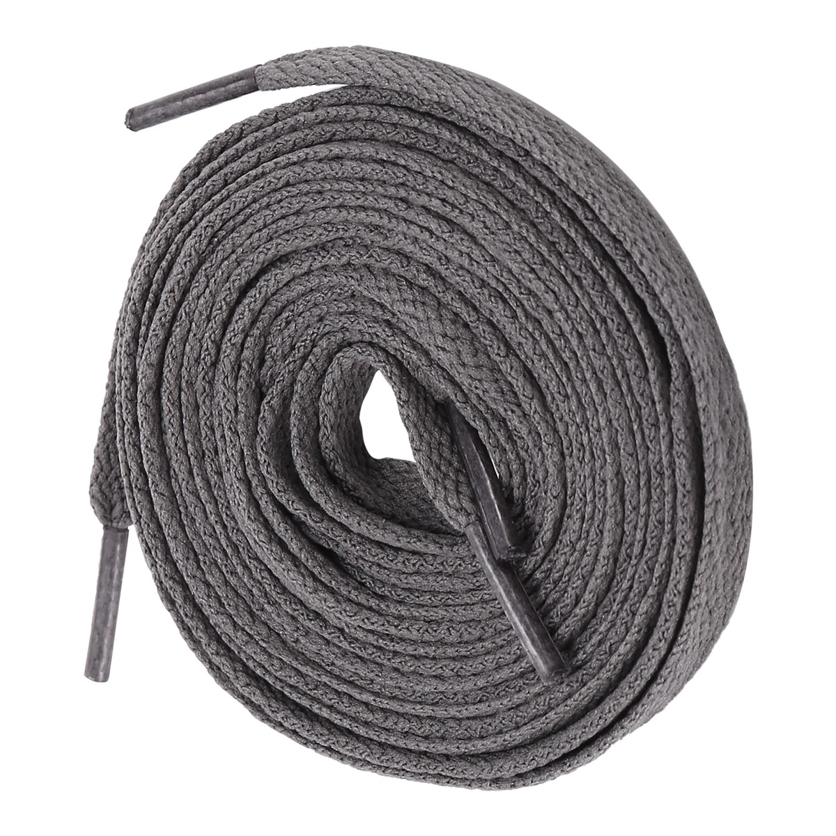 ABQR Athletic Sneaker Canvas Shoes Laces String Dark Gray Pair