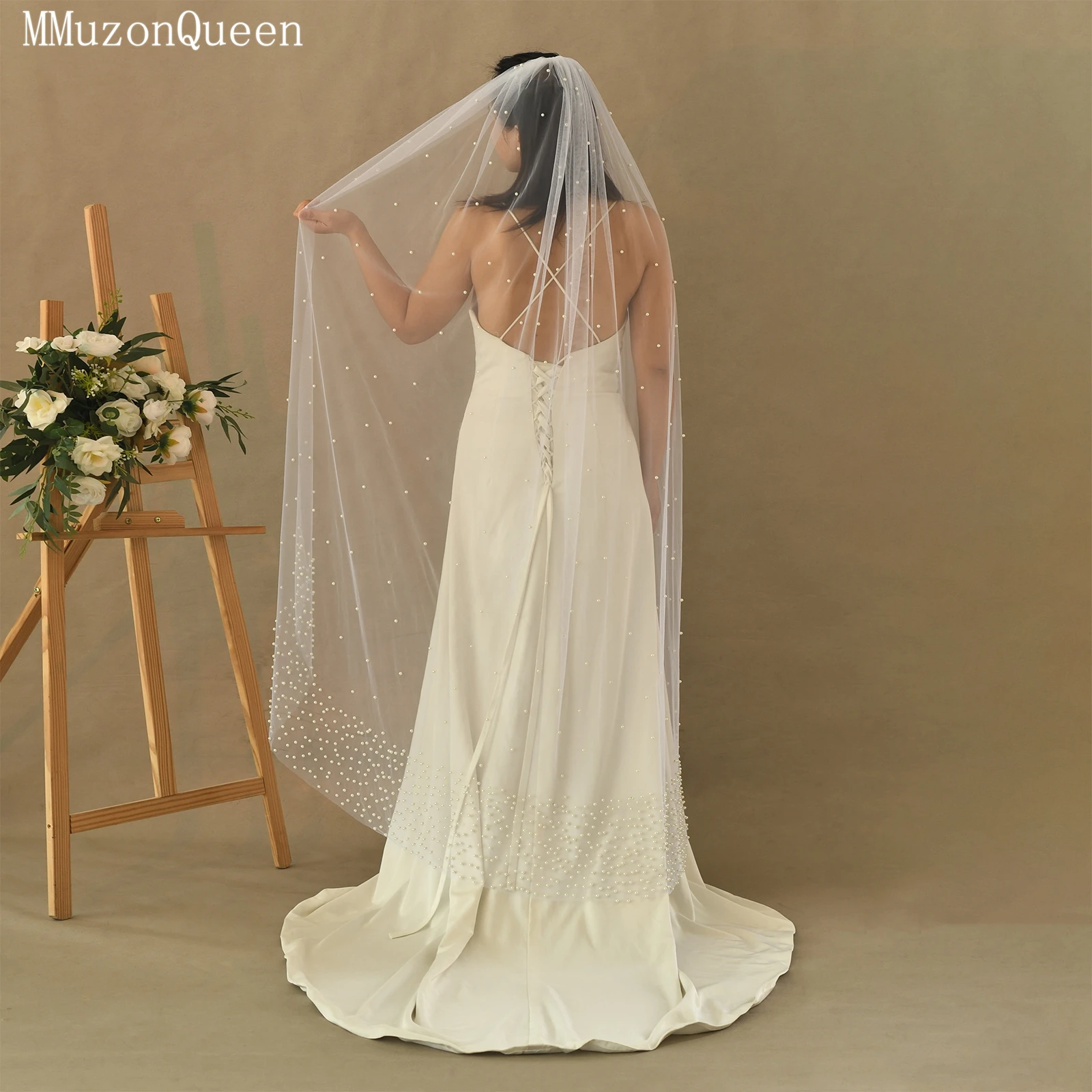 

Свадебная фата TOPQUEEN V10, популярная модель, 150 см, длинная, для вальса, из высококачественного нейлонового тюля, с гребнем, цвет слоновой кости