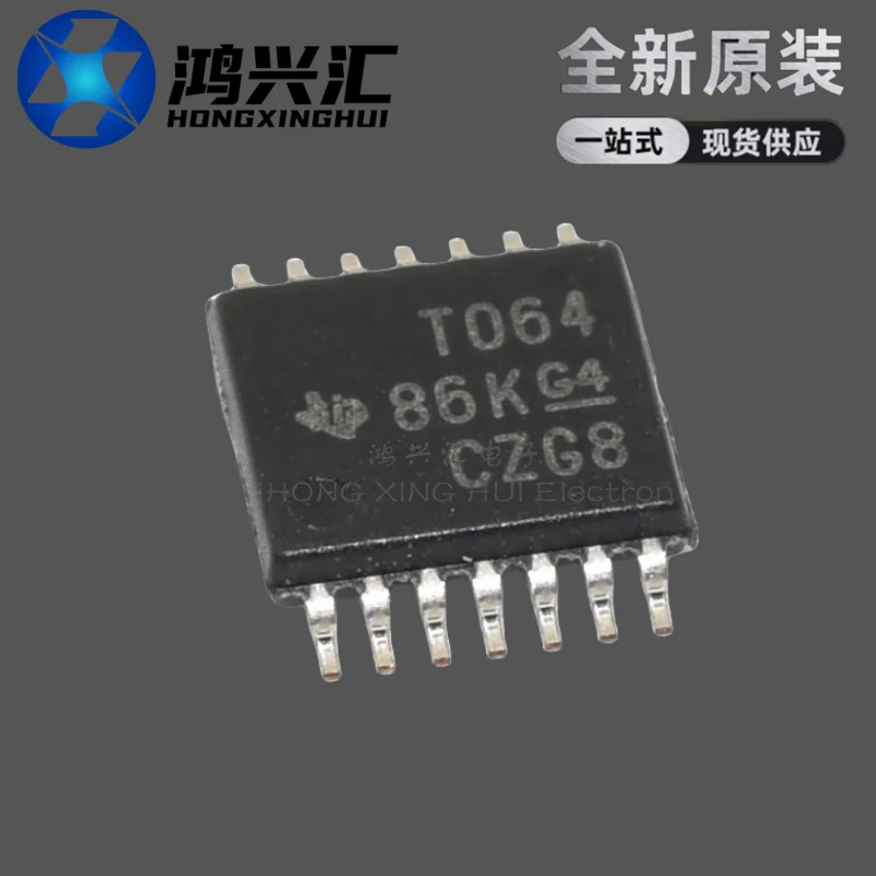 New/Original TL064CPWR Silkscreen:T064 Operational Amplifier TSSOP16 Chip TL064CPW