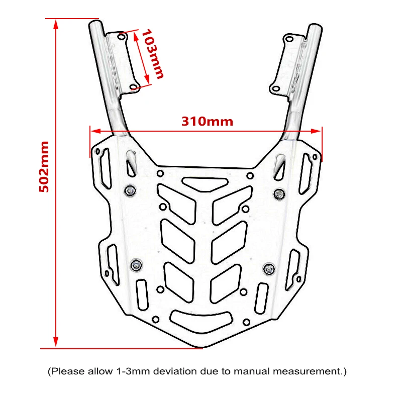 For Honda CB650R CBR650R CBR 650R 2019-2020 Motorcycle Rear Luggage Rack CB650 R Top Case Rear Rack Carrier
