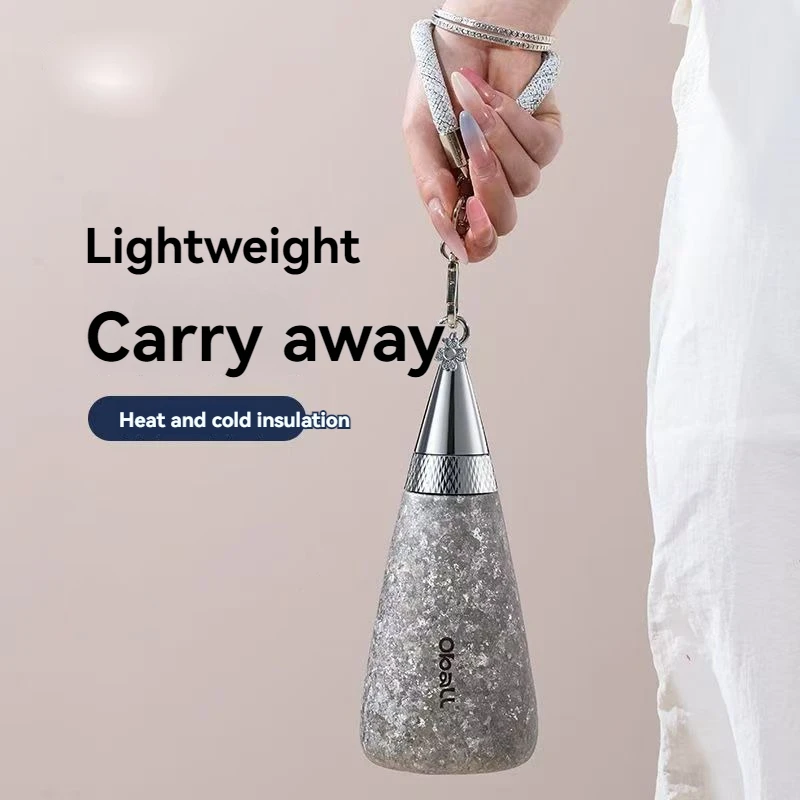 Pure Titanium Water Bottle Long Lasting Hot Thermos Luxury Fashion Thermal Bottles Thermo Liter Cold Mugs Insulated Coffee Cups