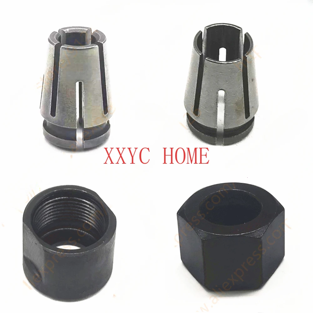 

Iron Chuck Cap Nut part Collet 6MM 6.35MM 8MM cone Replace for Makita GD0800C GD0810C GD0811 Power tool accessories tools