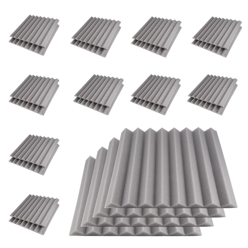 

ABXY 24Pack 1 Inch X 12 Inch X12 Inch Soundproof Foam Panels Sound Absorbing Insulation For Recording Studio, Gaming Room
