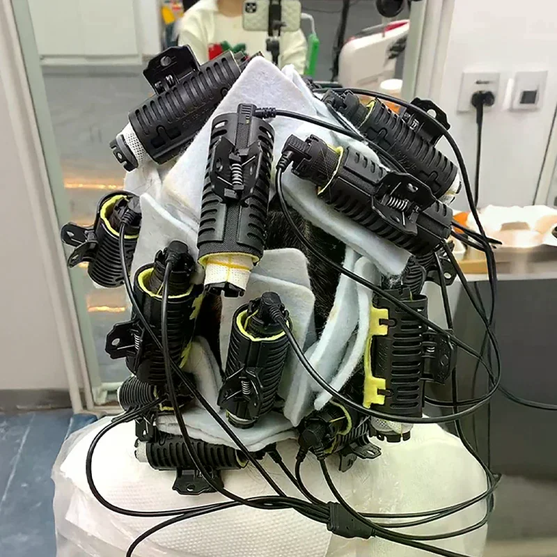 14/25 قطعة صالون تجعيد الشعر لوحة قطن الحلاق بيرم الشعر قضيب التصحيح الضفيرة موجة تجعيد ارتفاع درجة الحرارة ملحق أدوات التصميم