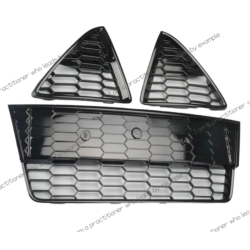 

Для Ford Focus FOCI MK3 ZETEC S сотовая яркая черная передняя сетчатая решетка противотуманных фар