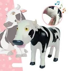 La Granja De Zenon Voca Lola juguetes De animales De peluche para niños, canto De 25cm, juguetes De peluche Kawaii con 5 Canciones De Granja, regalo Musical