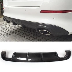 FRP Black / Carbon Fiber Auto Car Rear Bumper Diffuser Lip Spoiler for KIA K5 Optima 2013-2017 Rear Diffuser Lip Guard